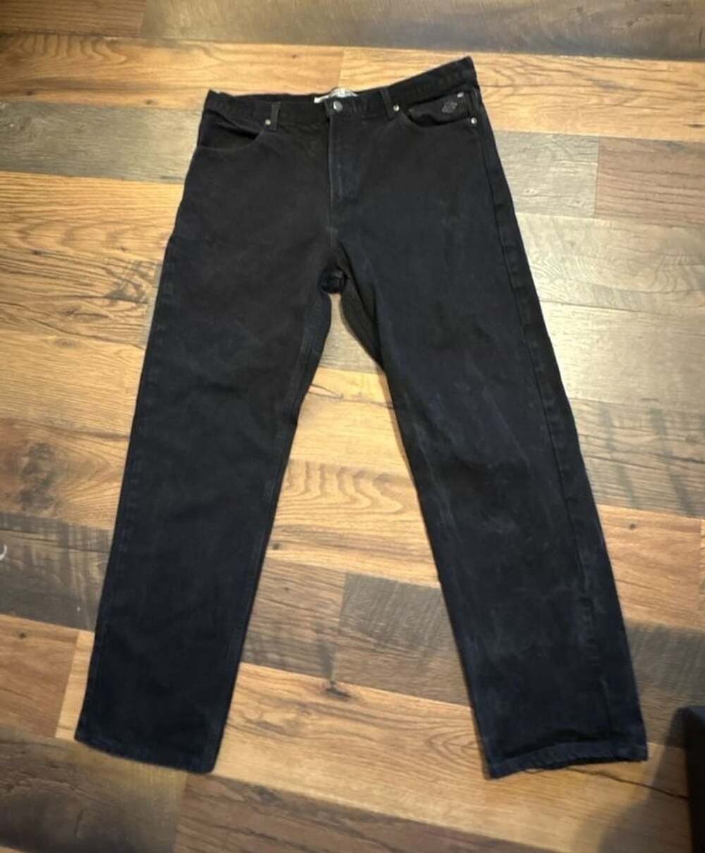 Harley-Davidson Jeans Size 40x32 Black Denim
